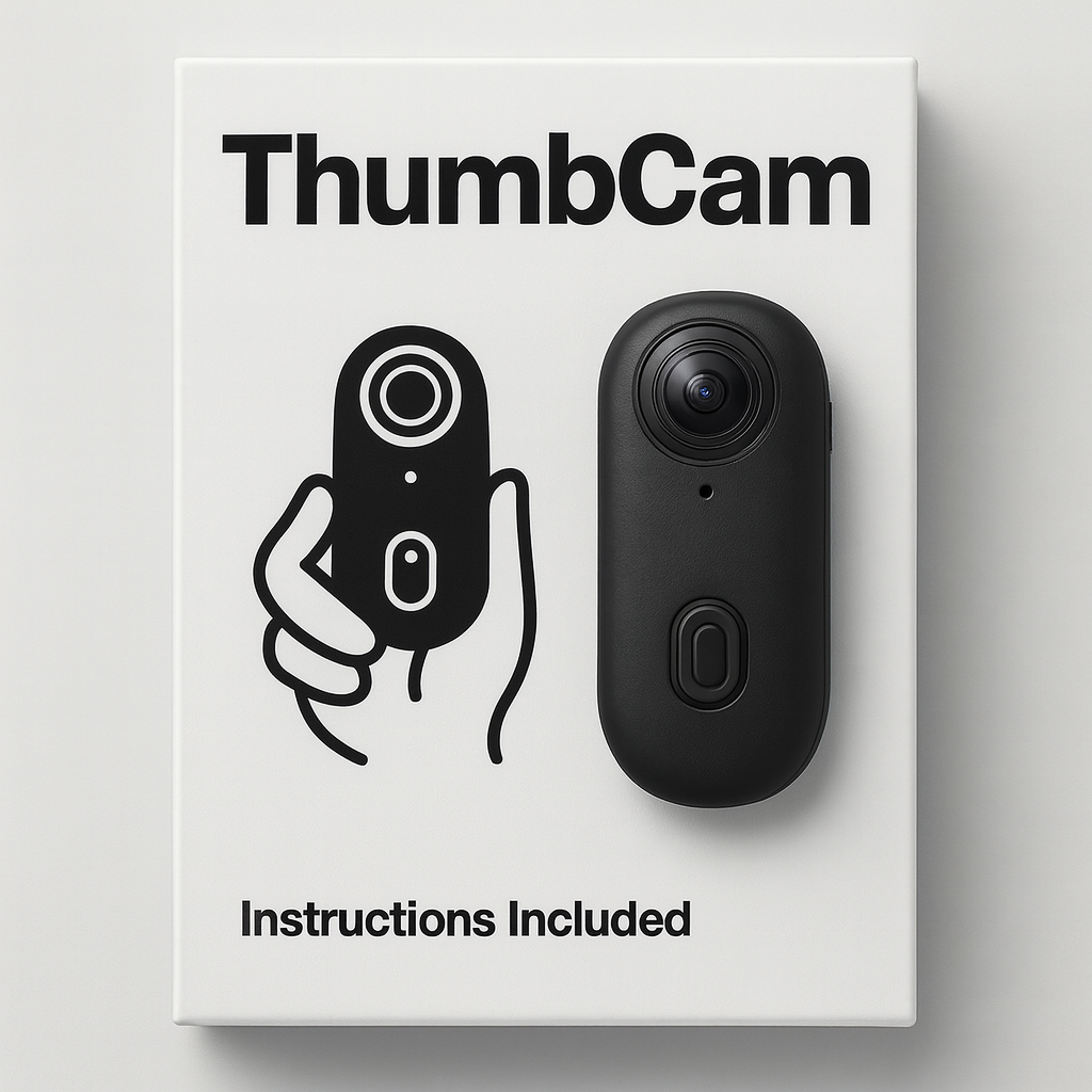 Vintaly™ 4k ThumbCam – Clip, Record & Go